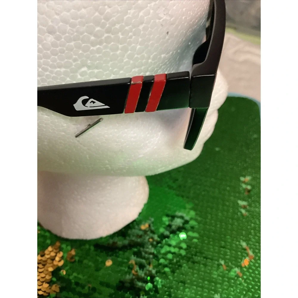 Men's sunglasses Quicksilver SCIFI Shield mirror Polarized UV400 Orange‎ Red
